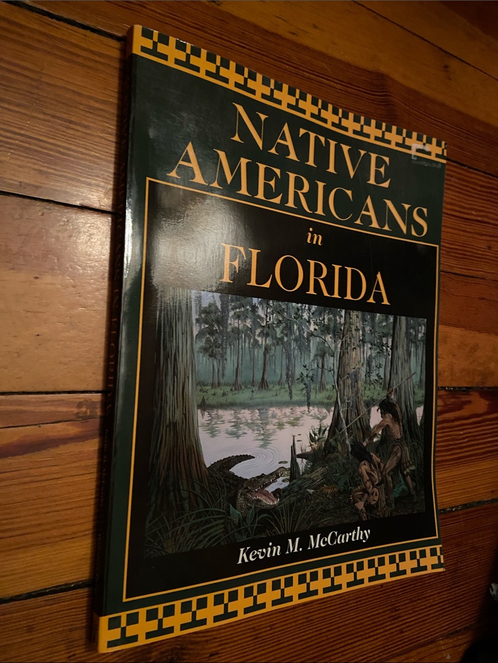Native American Indian Native Americans in Florida book Indians alligator leaf